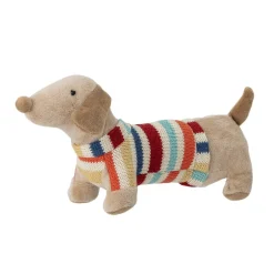 Clearance Bloomingville Soft Toy Hund mit Tasche Hilena