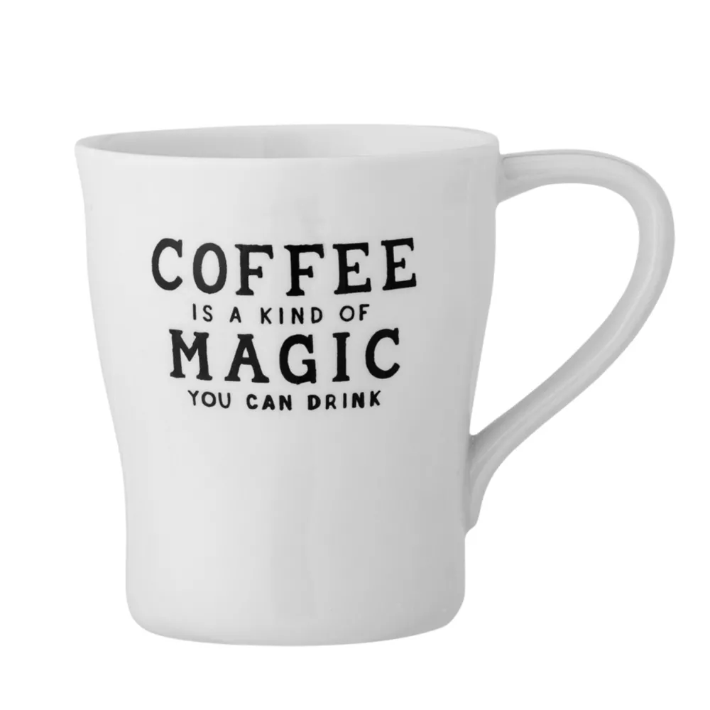 Sale Bloomingville Tasse Wendy mit Schrift, Steingut
