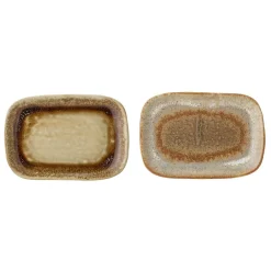 Outlet Bloomingville Teller Willow 2er Set aus Steingut
