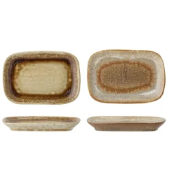Outlet Bloomingville Teller Willow 2er Set aus Steingut
