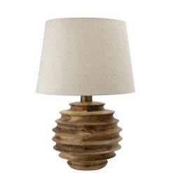 Clearance Bloomingville Tischlampe Svale aus Mangoholz