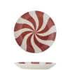 Clearance Bloomingville Yule Weihnachten Teller rot