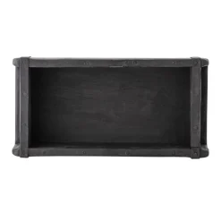 New Bloomingville Ziegelform Black Box recyceltes Holz