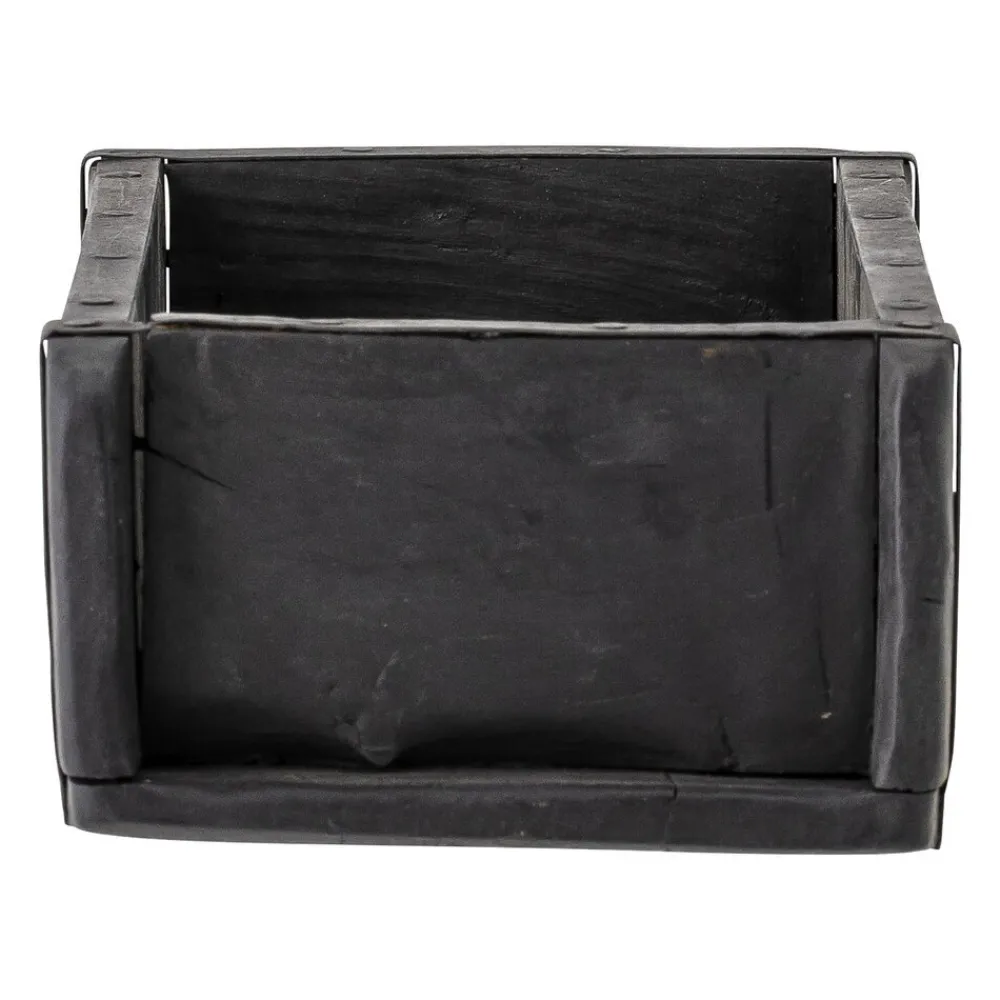 New Bloomingville Ziegelform Black Box recyceltes Holz