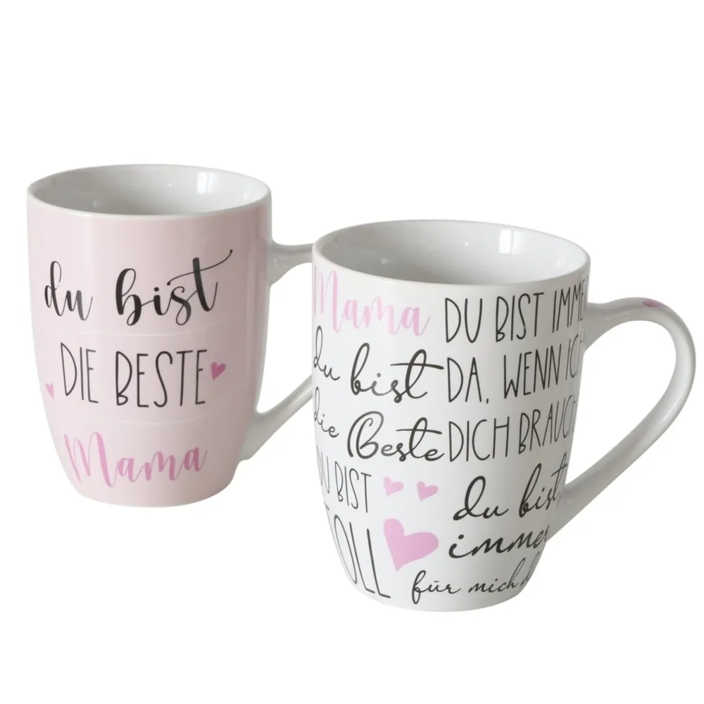 Clearance Boltze Becher beste Mama, 2er Set