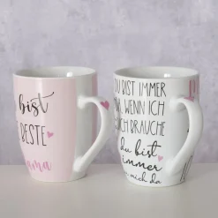 Clearance Boltze Becher beste Mama, 2er Set
