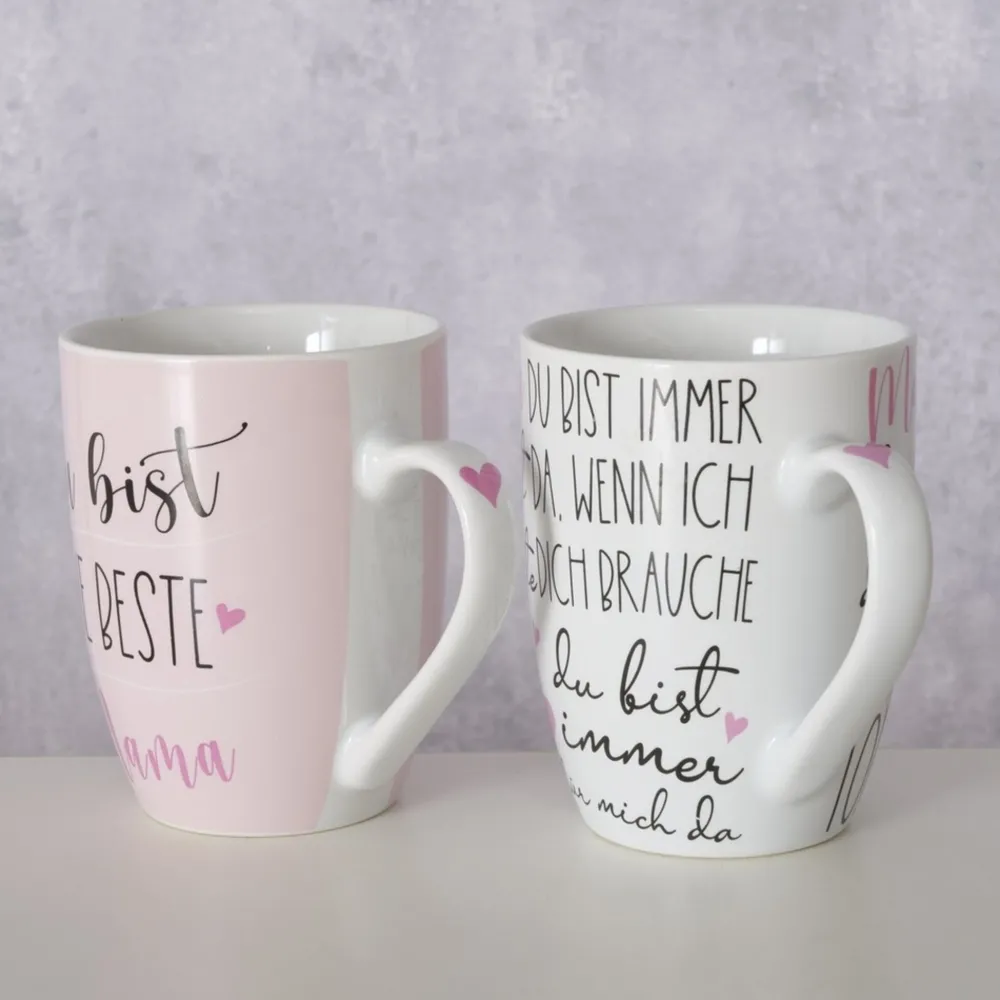 Clearance Boltze Becher beste Mama, 2er Set