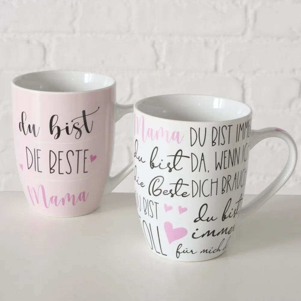 Clearance Boltze Becher beste Mama, 2er Set