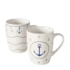 Best Boltze Becher Büsum mit Anker, 2er-Set