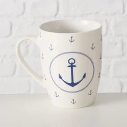 Best Boltze Becher Büsum mit Anker, 2er-Set