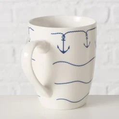 Best Boltze Becher Büsum mit Anker, 2er-Set
