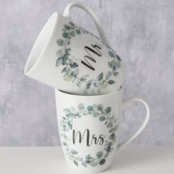 Clearance Boltze Becher Eukana Mr und Mrs, 2-teilig
