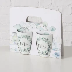 Clearance Boltze Becher Eukana Mr und Mrs, 2-teilig