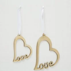 Clearance Boltze Dekoanhänger Love 2er Set