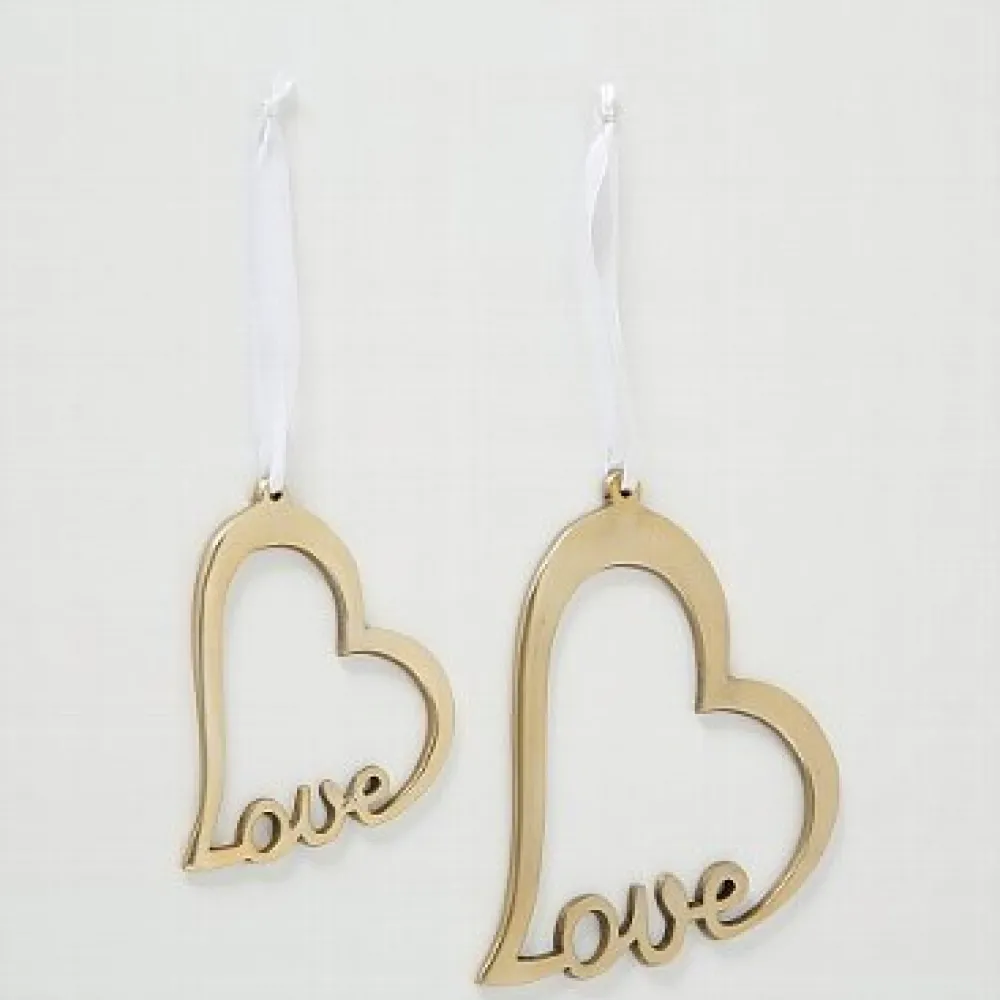 Clearance Boltze Dekoanhänger Love 2er Set