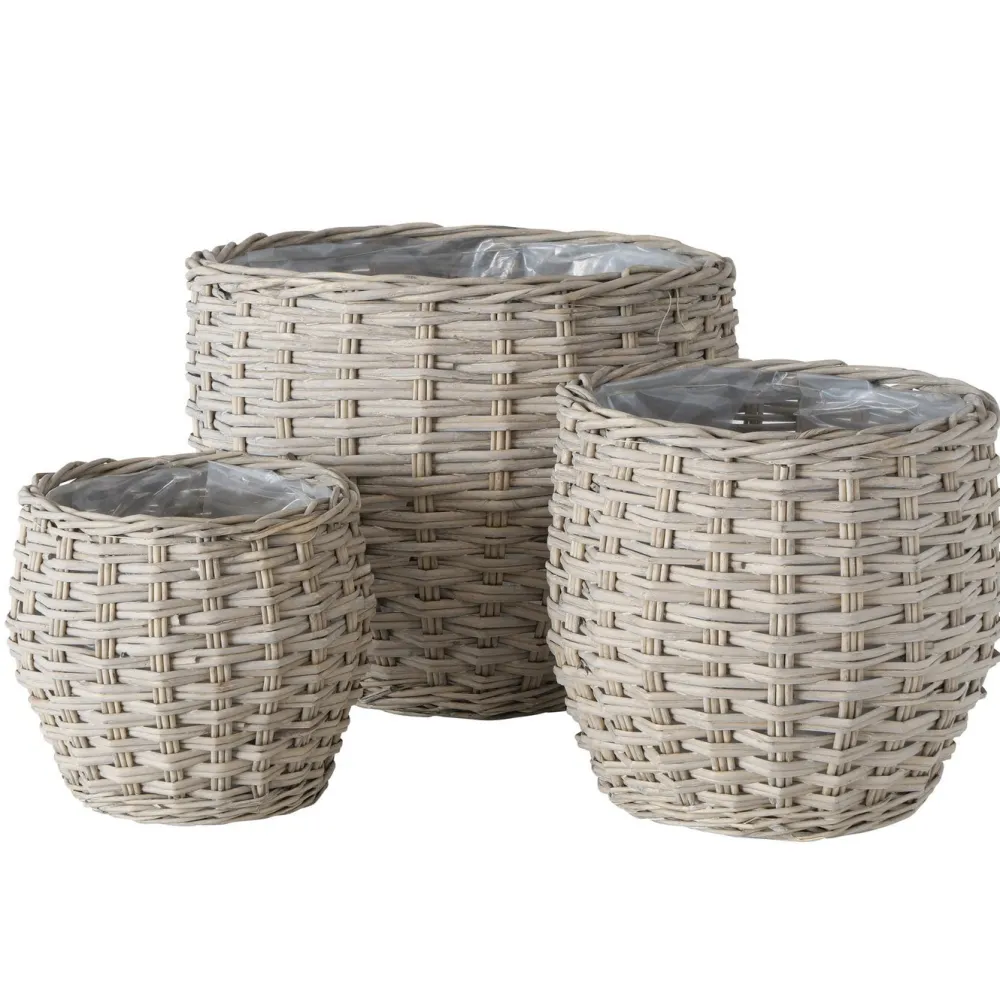 New Boltze 3er Set Blumentopf Pflanzkorb Malonia