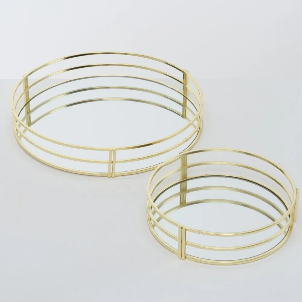 New Boltze 2er Set Dekotablett Sino
