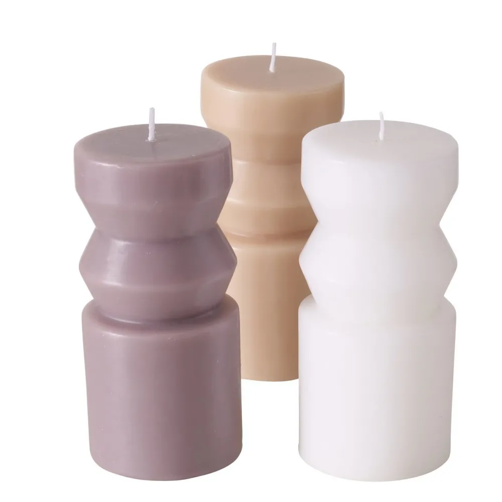 Hot Boltze 3er Set Kerze in Sonderformen