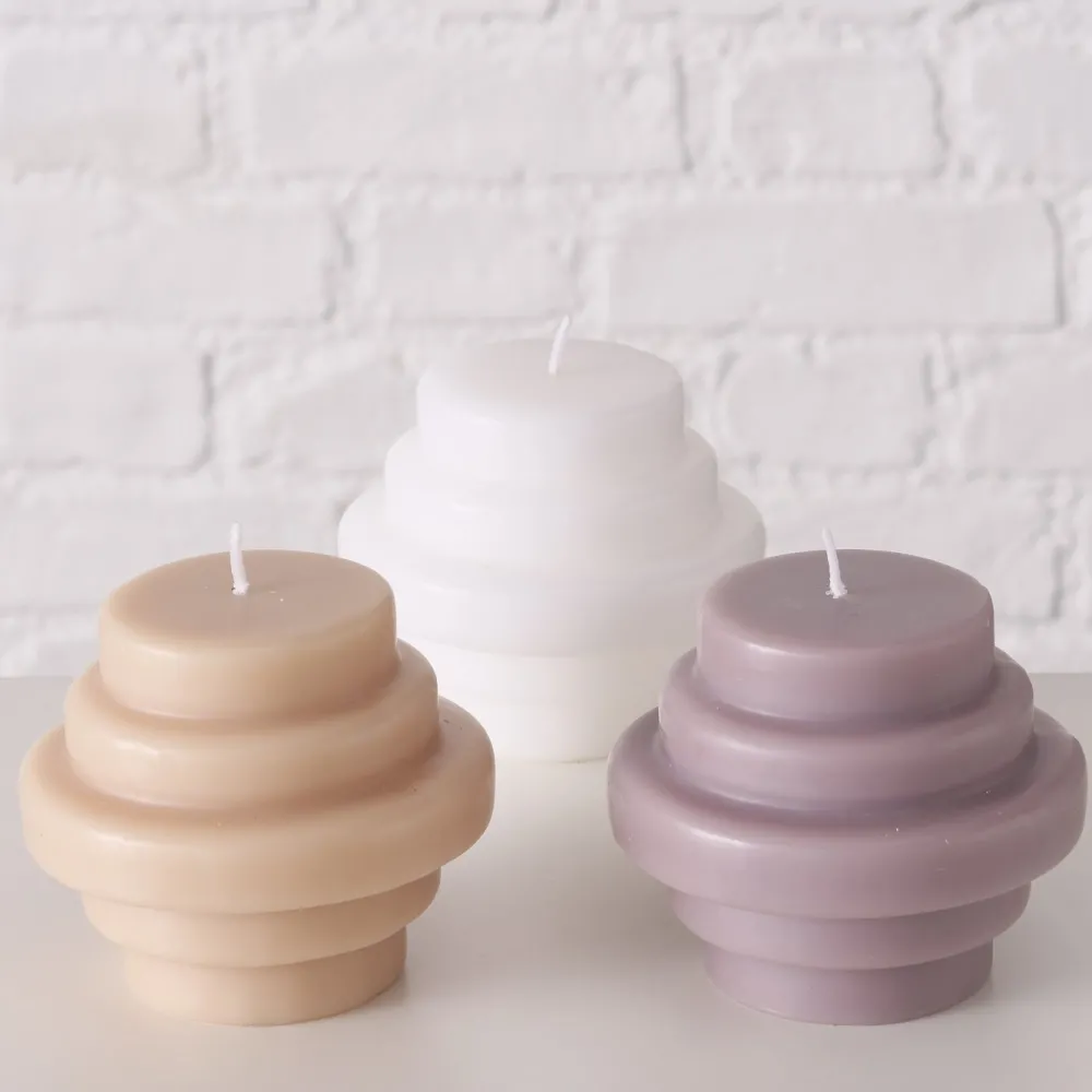 Hot Boltze 3er Set Kerze in Sonderformen