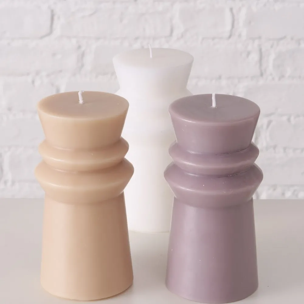 Hot Boltze 3er Set Kerze in Sonderformen