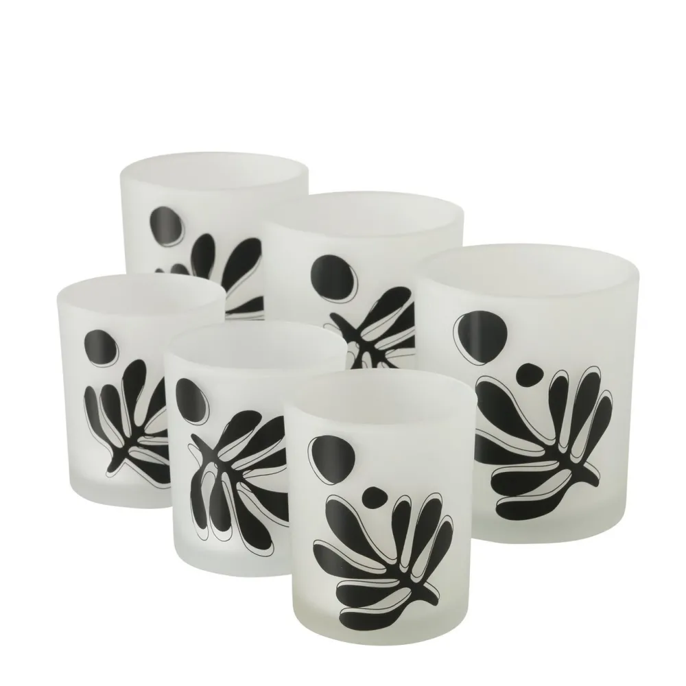 Outlet Boltze 2er Set Teelichtglas Matty