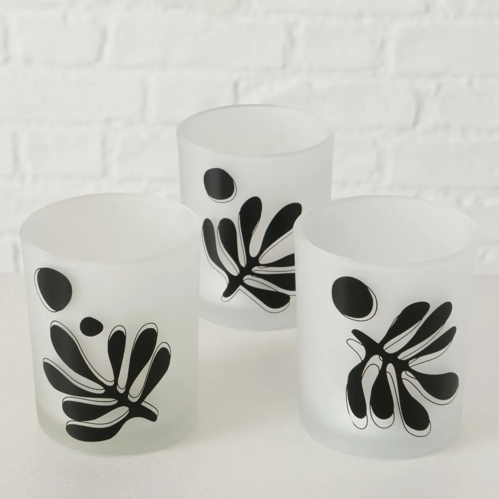 Outlet Boltze 2er Set Teelichtglas Matty
