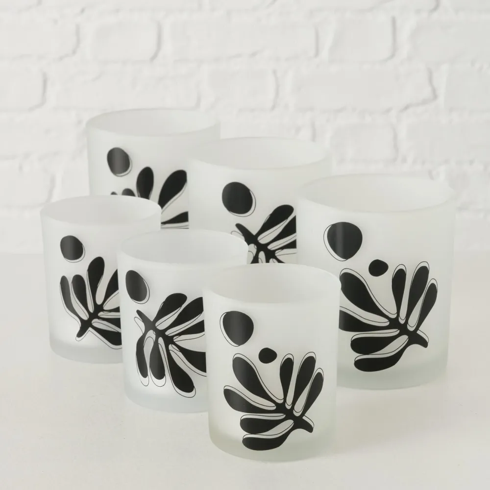 Outlet Boltze 2er Set Teelichtglas Matty