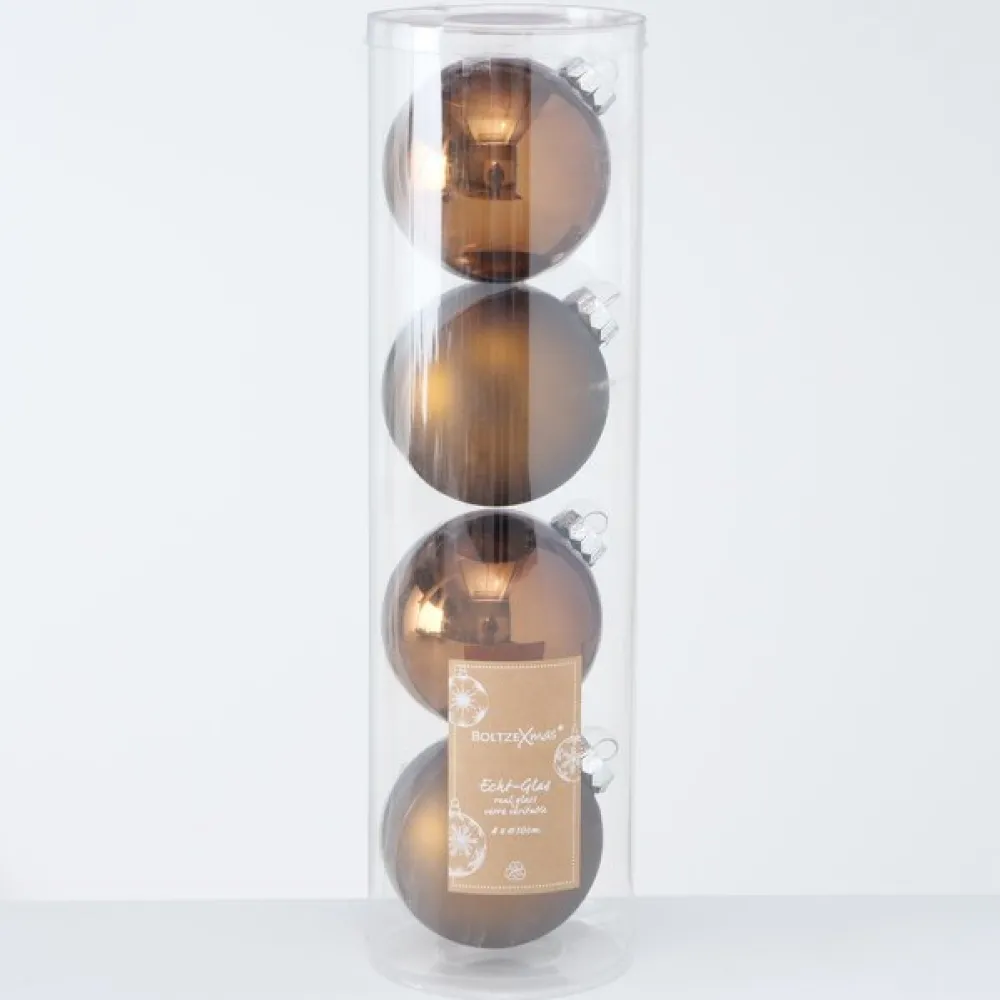 Sale Boltze Große Weihnachtskugeln Ø 10 cm, 4 tlg