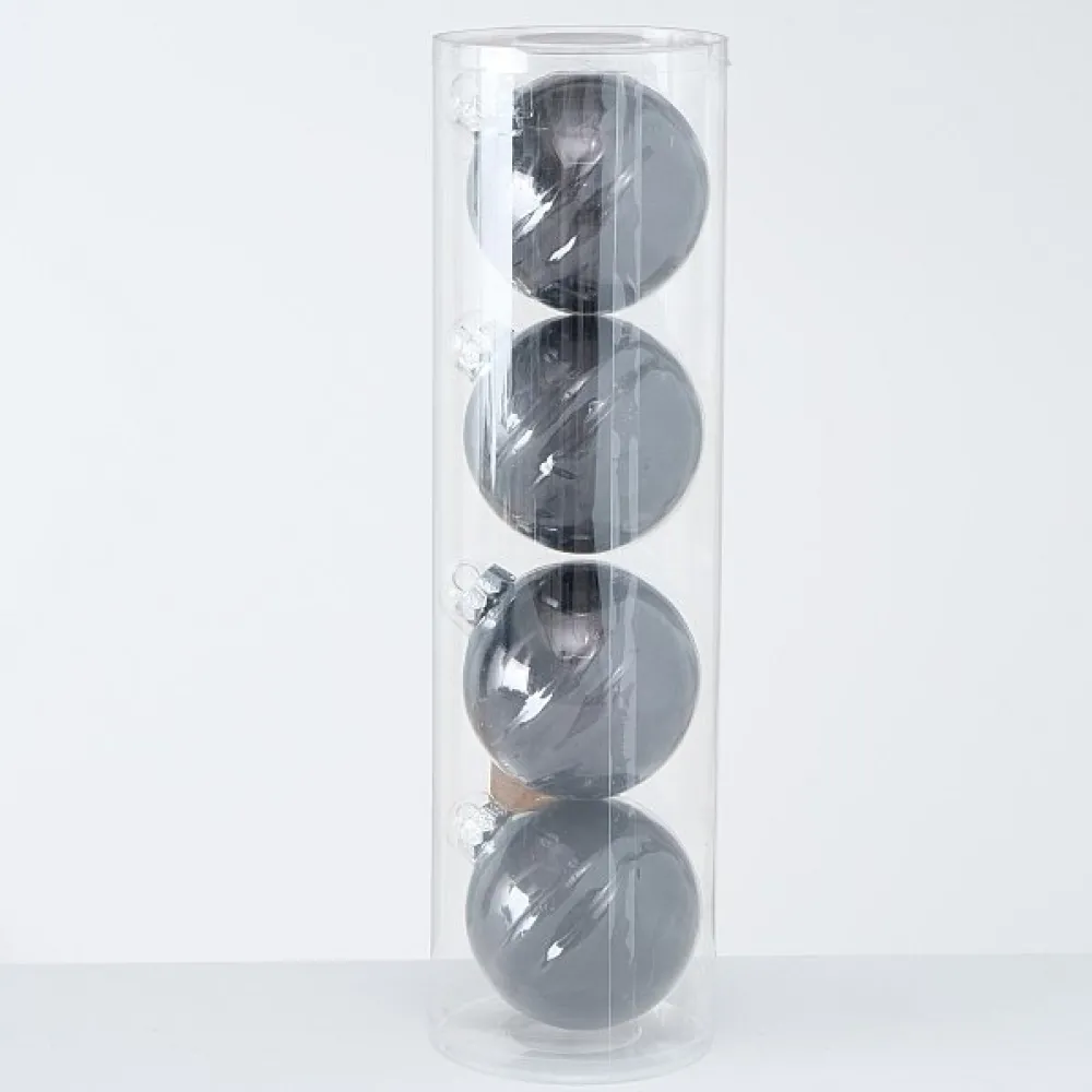 Sale Boltze Große Weihnachtskugeln Ø 10 cm, 4 tlg