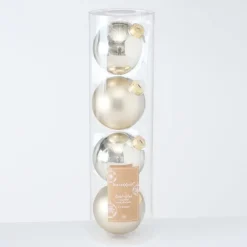 Sale Boltze Große Weihnachtskugeln Ø 10 cm, 4 tlg