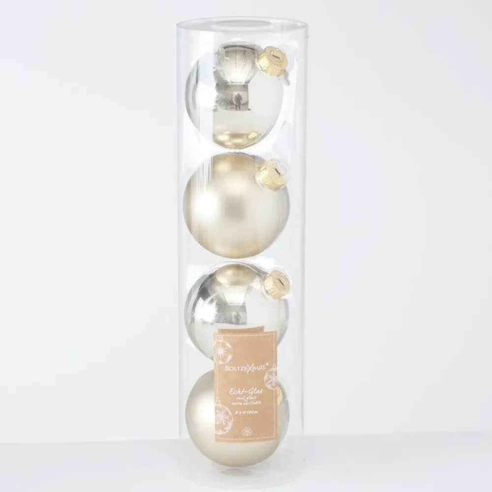 Sale Boltze Große Weihnachtskugeln Ø 10 cm, 4 tlg