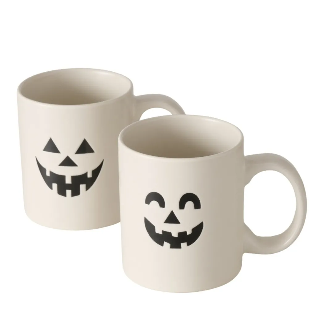 Discount Boltze Halloween Becher Boo, 2er Set aus Keramik