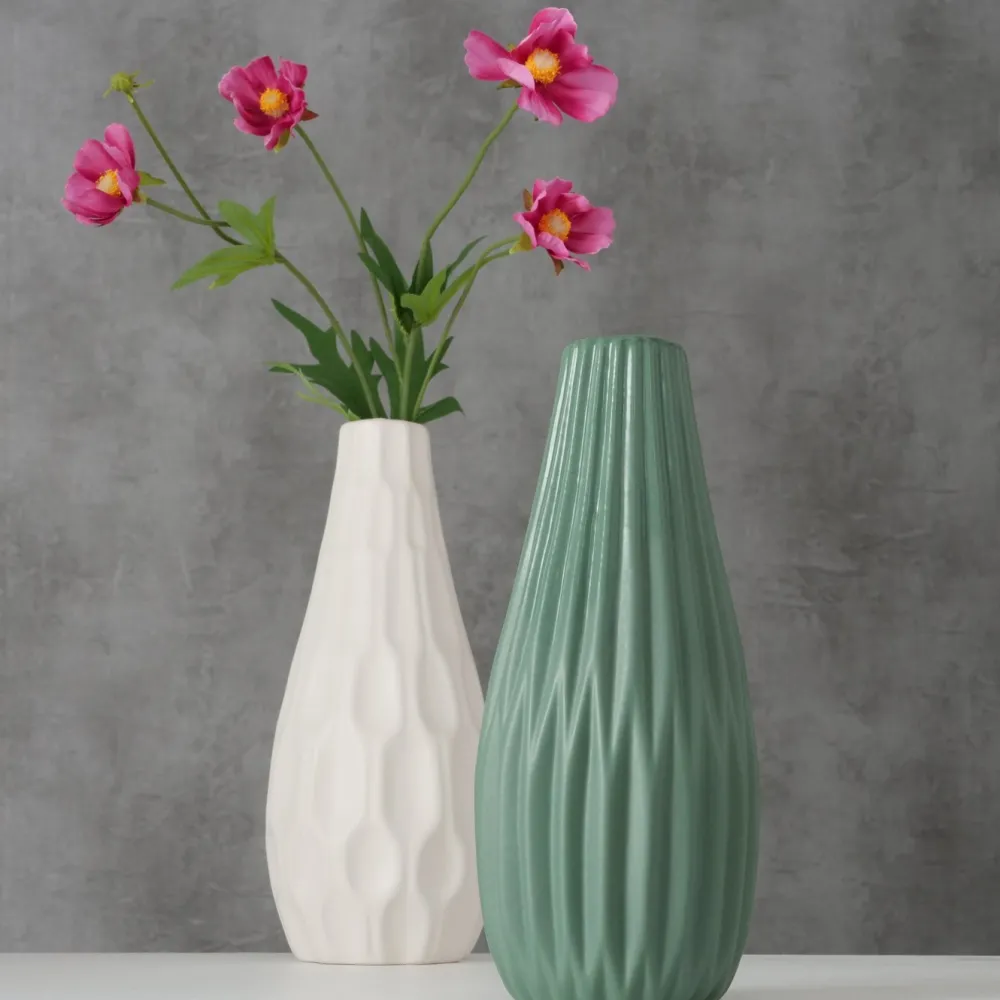 Online Boltze Hohe Vase Lenja 2er grün