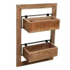 Best Boltze Holz Pflanzkisten für die Wand Übertopf Aneta