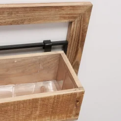 Best Boltze Holz Pflanzkisten für die Wand Übertopf Aneta