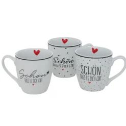 Clearance Boltze Jumbobecher Schön 480 ml 3er-Set