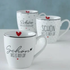 Clearance Boltze Jumbobecher Schön 480 ml 3er-Set