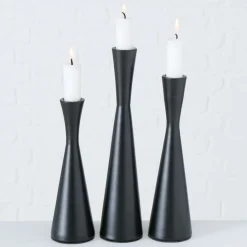 Sale Boltze Kerzenleuchter Cone, 3 tlg