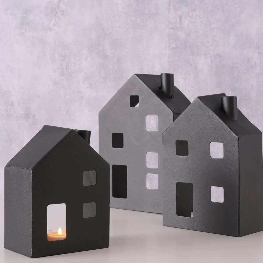 Sale Boltze Lichthaus Windlicht Set 3-tlg für Teelicht Lavik