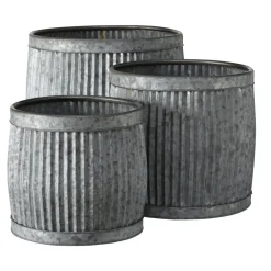 Outlet Boltze Metall Pflanztöpfe Dalia 3er
