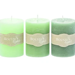 Hot Boltze Stumpenkerze 3er
