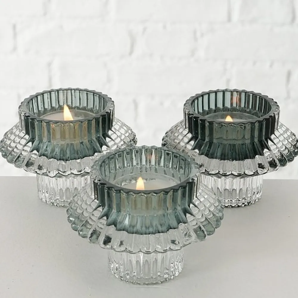 Outlet Boltze Teelichthalter Phyllis 3er Set