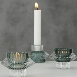 Outlet Boltze Teelichthalter Phyllis 3er Set
