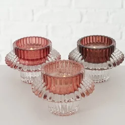 Outlet Boltze Teelichthalter Phyllis 3er Set