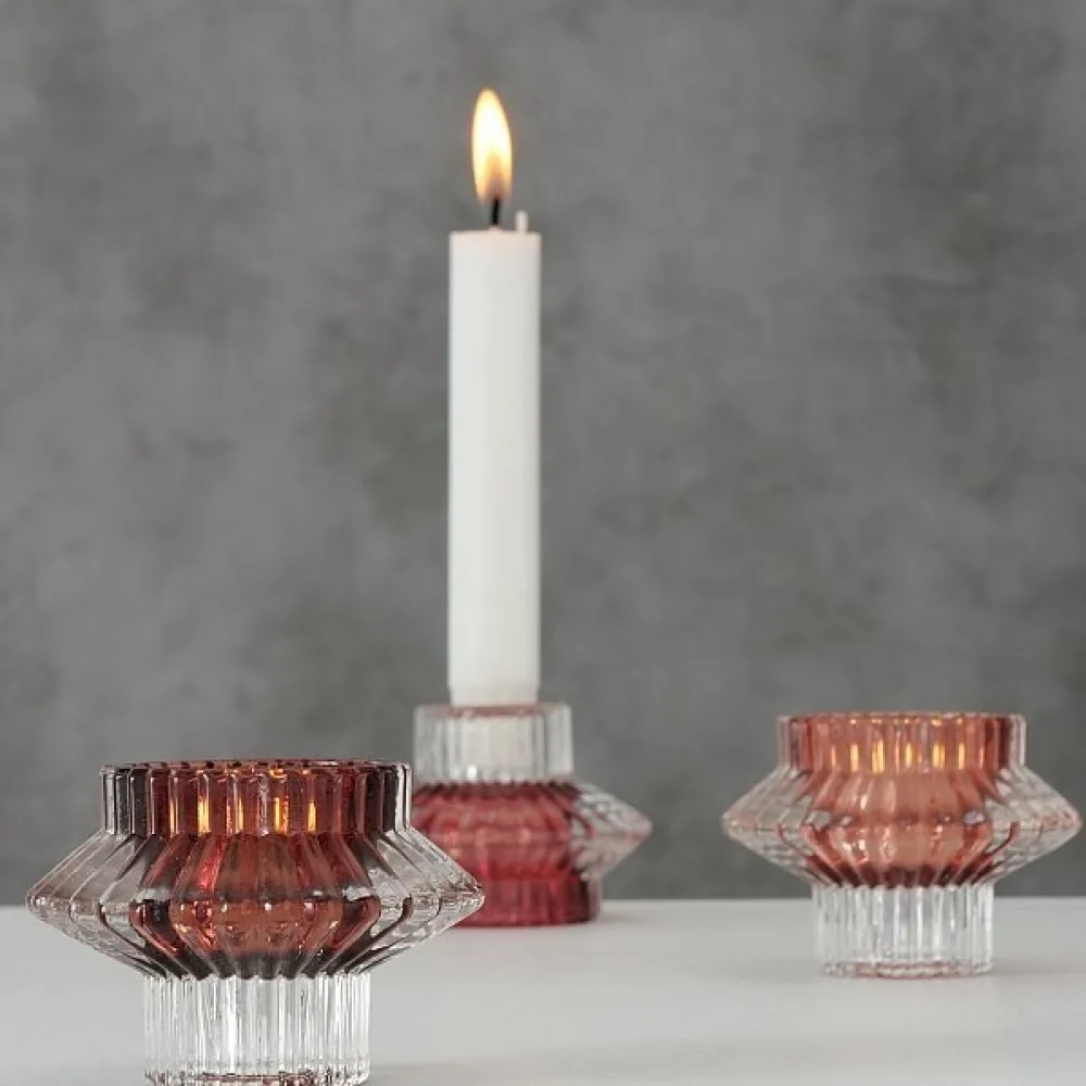 Outlet Boltze Teelichthalter Phyllis 3er Set