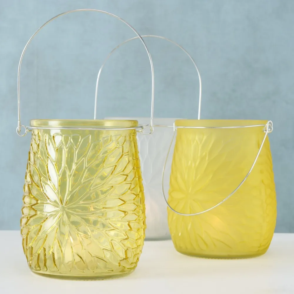 Sale Boltze Teelichthalter Teelichtglas Mela 3er Set