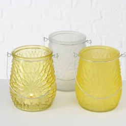 Sale Boltze Teelichthalter Teelichtglas Mela 3er Set