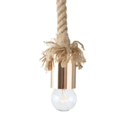 Hot Boltze Tischlampe Hängelampe Toko Jute-Seil
