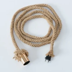 Hot Boltze Tischlampe Hängelampe Toko Jute-Seil