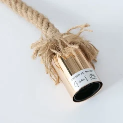 Hot Boltze Tischlampe Hängelampe Toko Jute-Seil